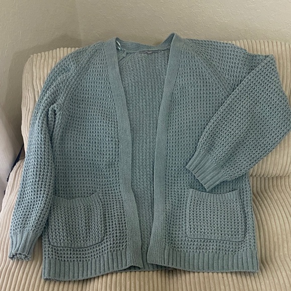 Hearth & Hand Blue Knit Cardigan - Picture 3 of 3